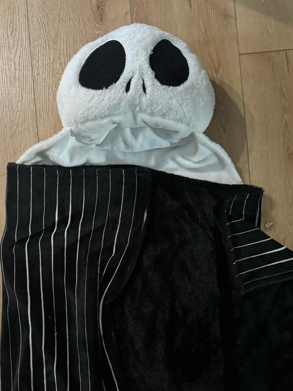 🎃The Nightmare Before Christmas Jack Skellington Plush Hooded Throw Blanket